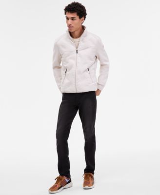 Men's Stretch Zip-Front Quilted Jacket