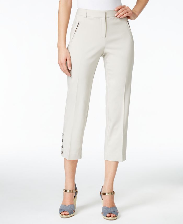 Style & Co Petite Zip-Pocket Capri Pants, Created for Macy's - Macy's