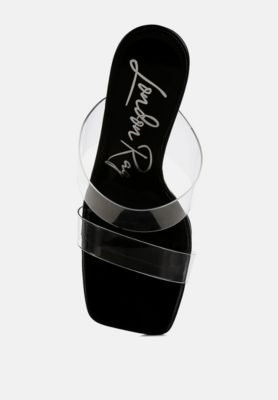 Womens Zelene Fantasy Wedge Heel Clear Sandals