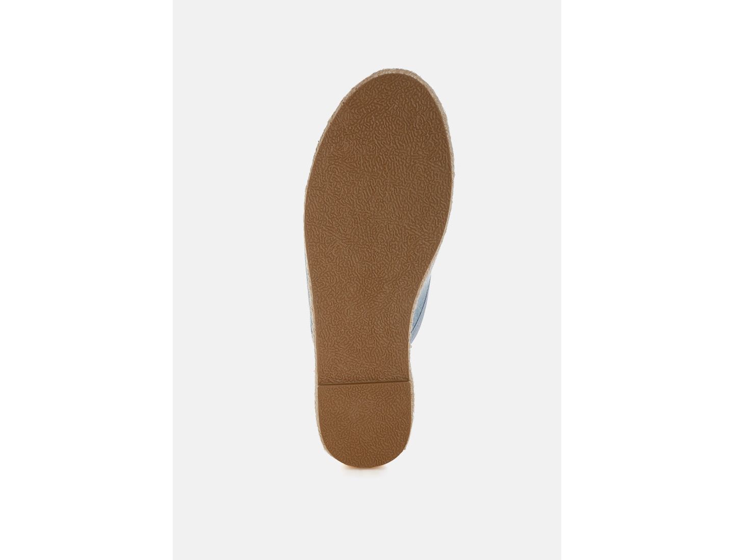 Женские сабо London Rag Midori Denim Slip-On Mules, цвет: Средний синий — фото 5