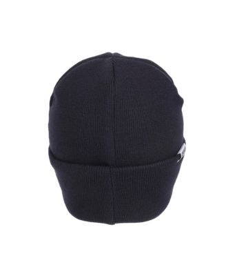 Men's WSQK Embroidery Navy Acrylic Yarn Standard Cuff Beanie