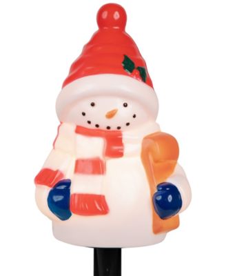 16" Jolly Snowmen Christmas Pathway Markers, Set of 4
