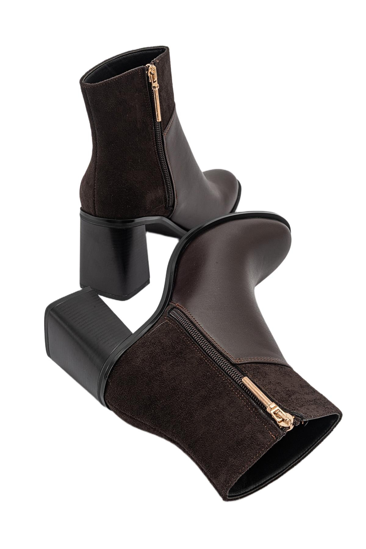 Prologue Shoes Ropa Block Heel Zip Boot (Women)