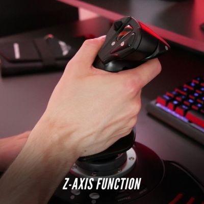T. Flight Hotas X Joystick and Throttle for PC and PlayStation 3, Black
