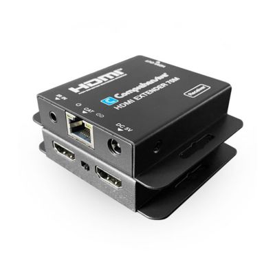 HDMI Extender Up To 150' Over Single Cat5/6, Signal Rates Up to 4.95Gbps, Auto-Adjustment for Equalization