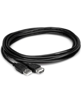 10' USB 2.0 "A" Male to "A" Female Extension Cable - 2-Pack