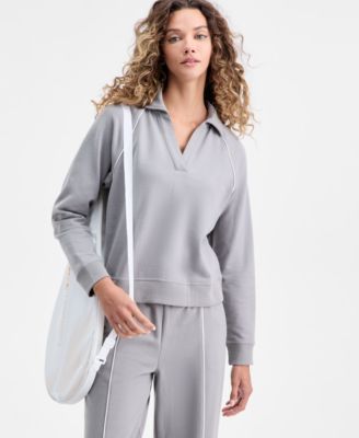 Women's Johnny Collar Top, Macy's Exclusive