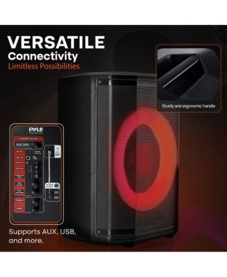 8 True Wireless Portable Bluetooth Speaker with Tripod Stand (PPHP868ST) - Black