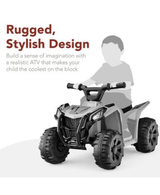 6V Kids Ride-On 4-Wheeler Quad ATV Car w/ 1.8mph Max Speed, Treaded Tires