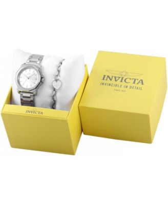 Women's 48577 Speedway  Quartz 3 Hand Silver Dial Watch