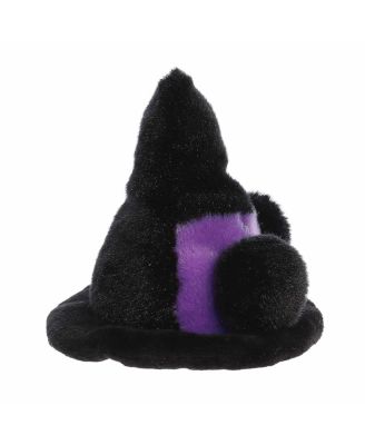 Mini Rowena Witch Hat Palm Pals Spooky Plush Toy Black 4"