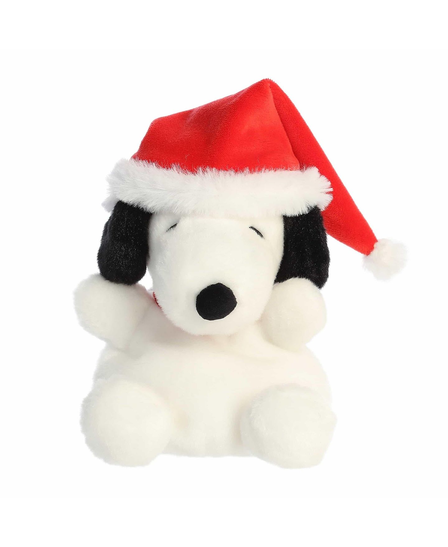Детская мягкая игрушка Aurora Santa Snoopy Palm Pals 5" Plush, цвет: Белый — фото 2