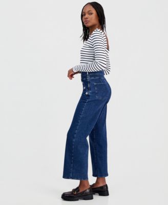 Women's Alina Wide-Leg Sailor Jeans