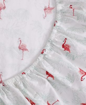 Tommy Bahama Printed Holiday 200-Thread Count Cotton 4-Pc. Sheet Set, Queen