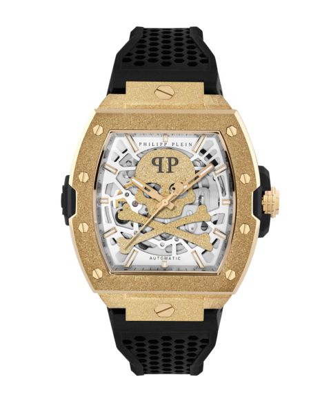 Мужские часы Philipp Plein Gold Stainless Steel Watch, 44mm