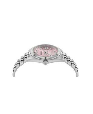 Women's Silver Stainless Steel Watch, 34mm