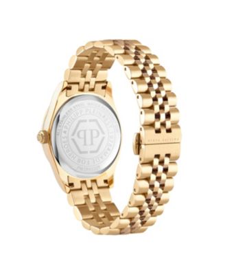 Men's Gold Stainless Steel Watch, 43mm