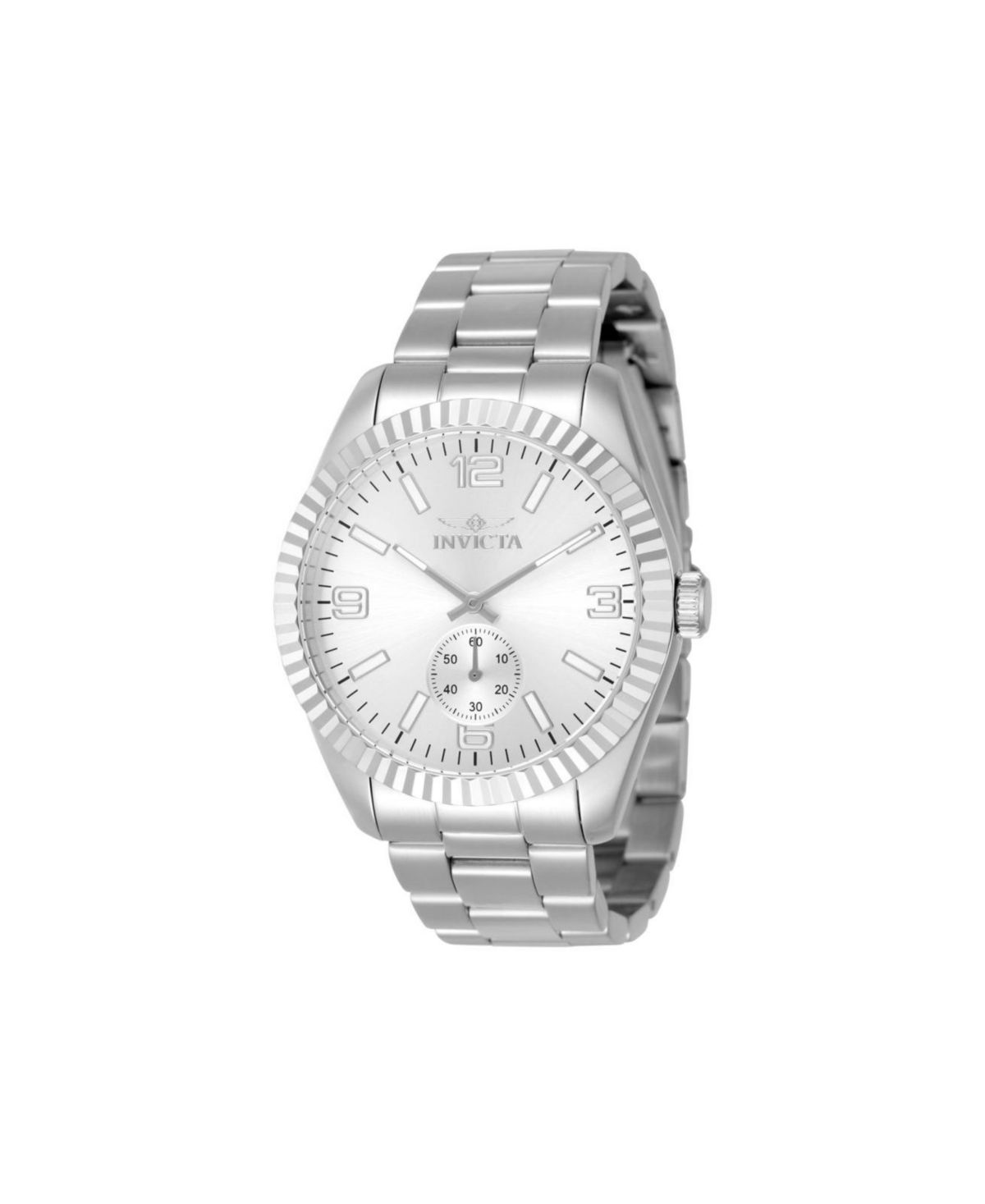 Мужские специальные кварцевые многофункциональные часы с серебряным циферблатом 49356