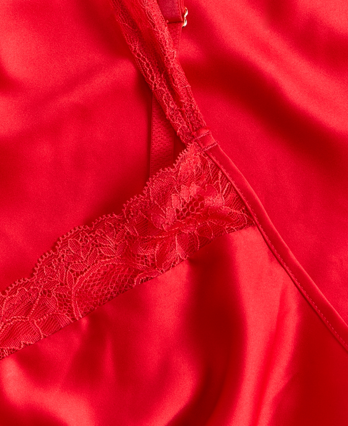 I.n.c. International Concepts Women's Printed Lace Trim Satin Gown, Created for Macy's