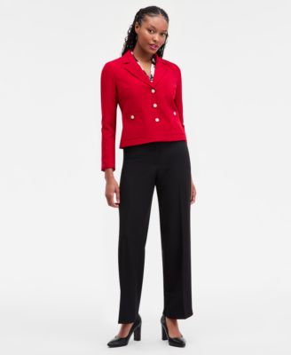 Women's Julia Stretch Crepe Patch-Pocket Blazer, Regular & Petite