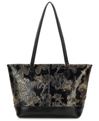 Meka Bark Leaves Textured Tote Bag
