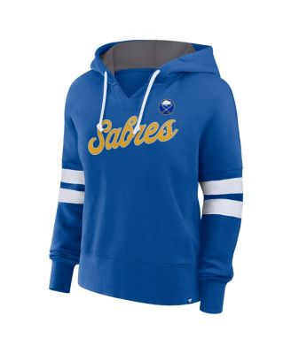 Women's Royal Buffalo Sabres Oversized Seize Pullover Hoodie