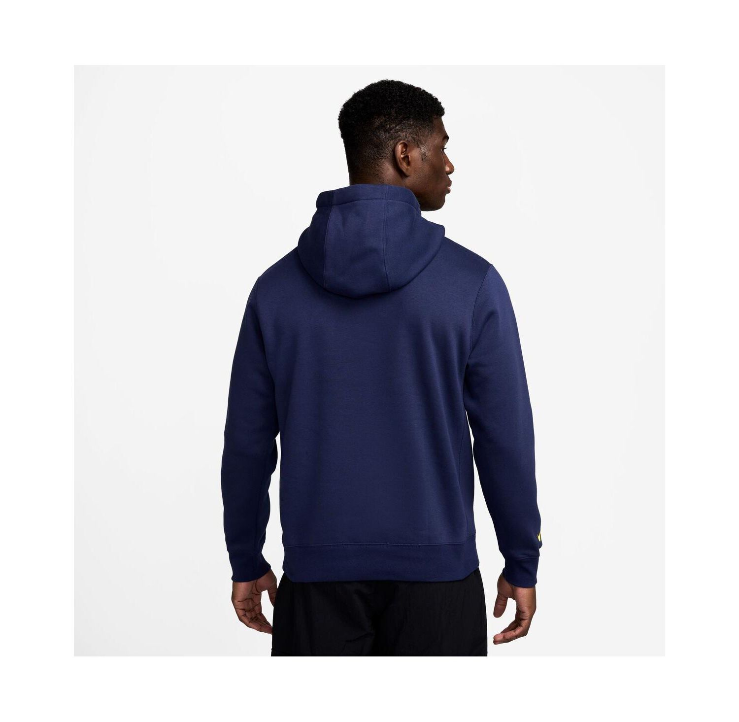 Men's Navy Atletico de Madrid Club Pullover Hoodie