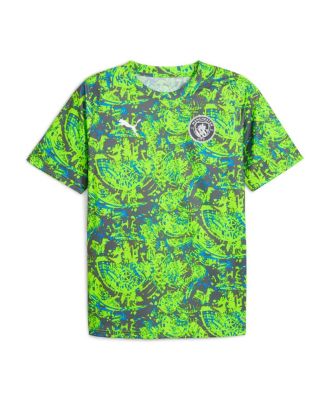 Men's Green Manchester City 2025/26 Pre-Match Training Jersey