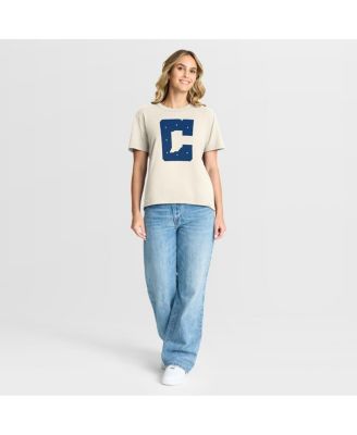 Women's Cream Indianapolis Colts Dove Legacy T-Shirt