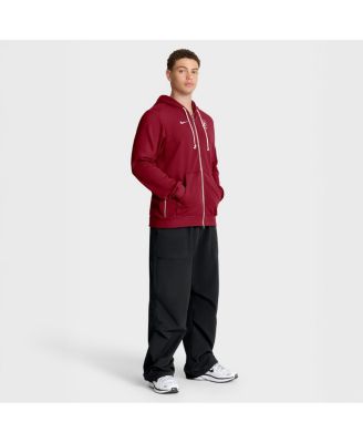 Men's Cardinal Stanford Cardinal 2025 Sideline Standard Issue Dri-FIT Full-Zip Hoodie