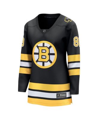 Women's David Pastrnak Black Boston Bruins Home Breakaway Player Jersey
