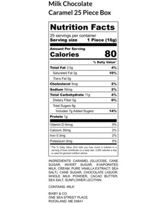 Sea Salted Caramel Gift Box Dark Chocolate, 25 Pieces