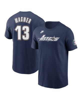 Nike - Men's Billy Wagner Navy Houston Astros 2025 National Baseball Hall of Fame Name Number T-Shirt