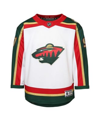 Big Boys and Girls Kirill Kaprizov White Minnesota Wild 25th Anniversary Replica Player Jersey