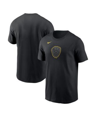 Nike - Men's Black Milwaukee Brewers Color Pop T-Shirt