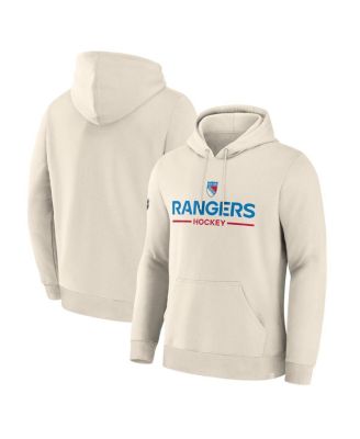 Fanatics - Men's Beige New York Rangers Centennial Fleece Hoodie