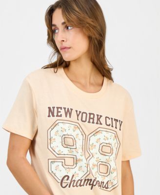 Juniors' NYC Champs 98 Crewneck Tee