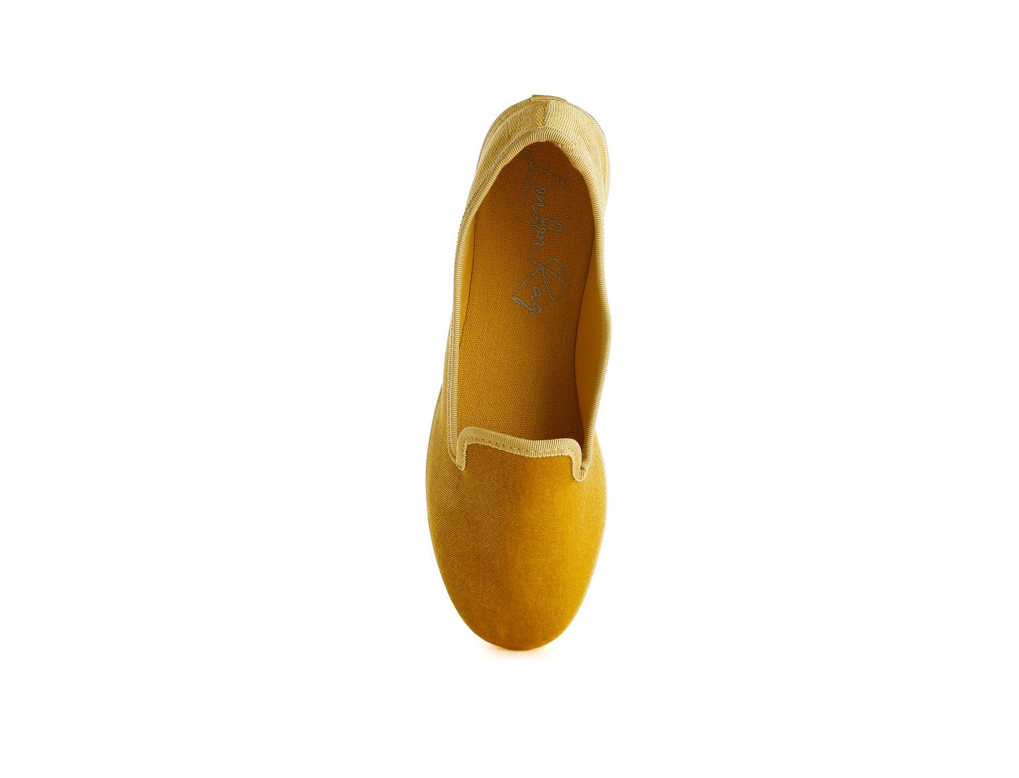 Женские туфли London Rag Saba Velvet Round Toe Slip-On, цвет: Пастельный жёлтый — фото 5