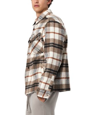 Men's Jace Plaid Button front Shacket