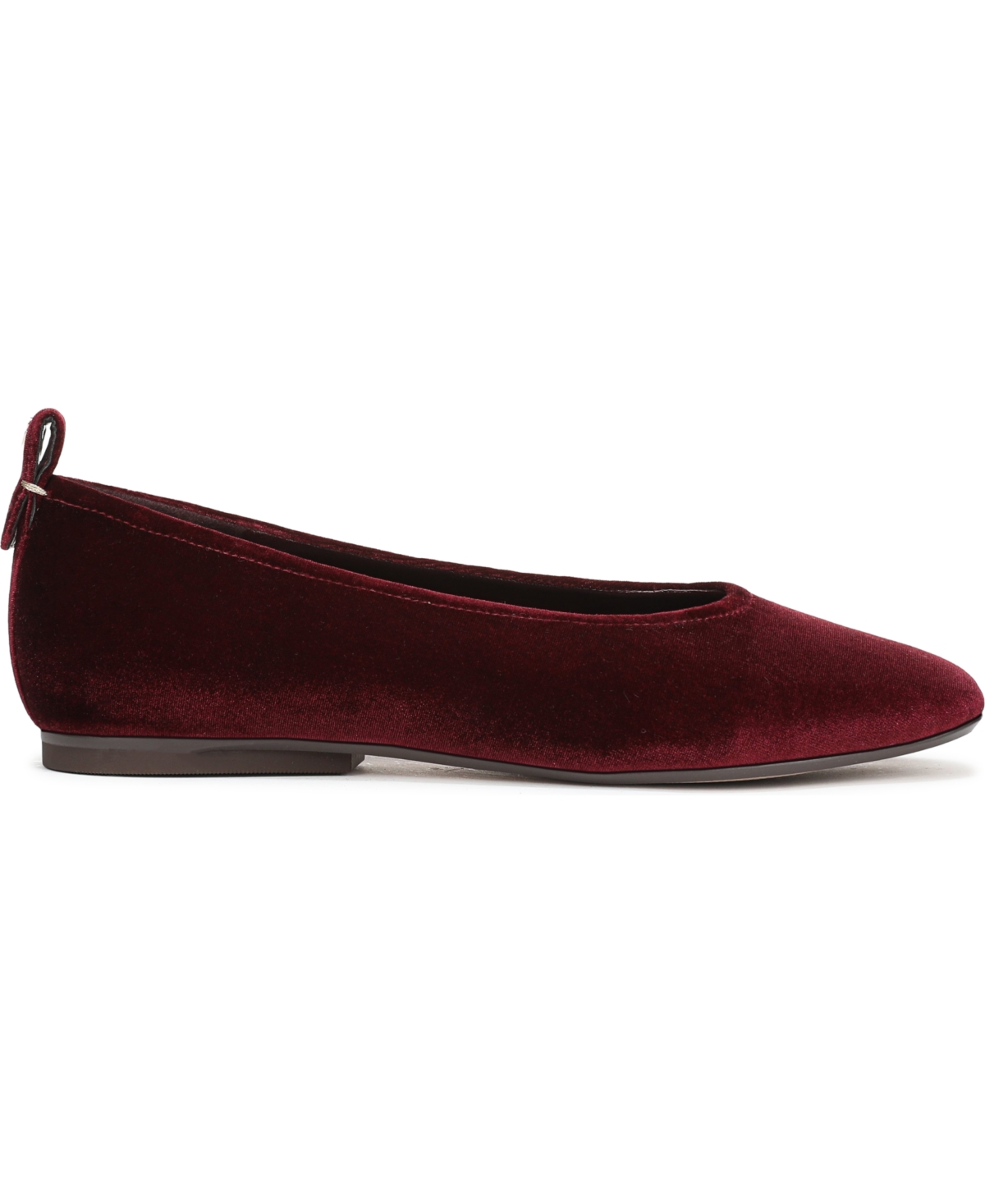 Naturalizer Carla Square Toe Ballet Flats In Brown