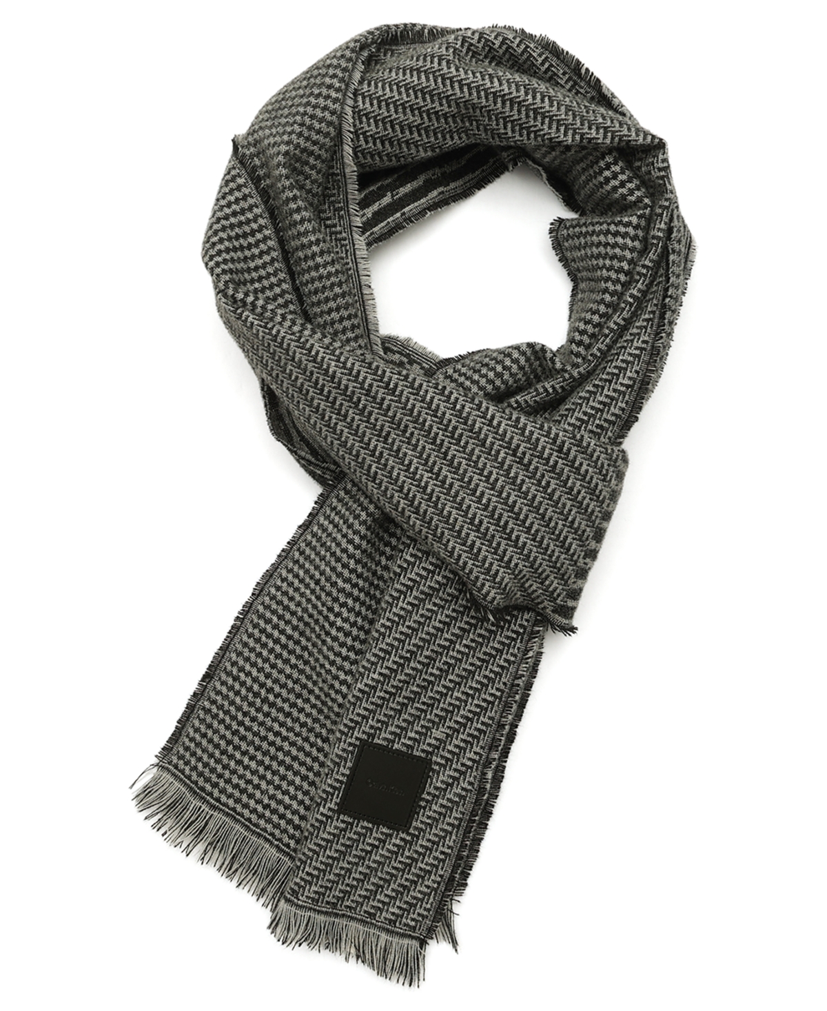 Calvin Klein Mixed Pattern Yarn Dye Scarf