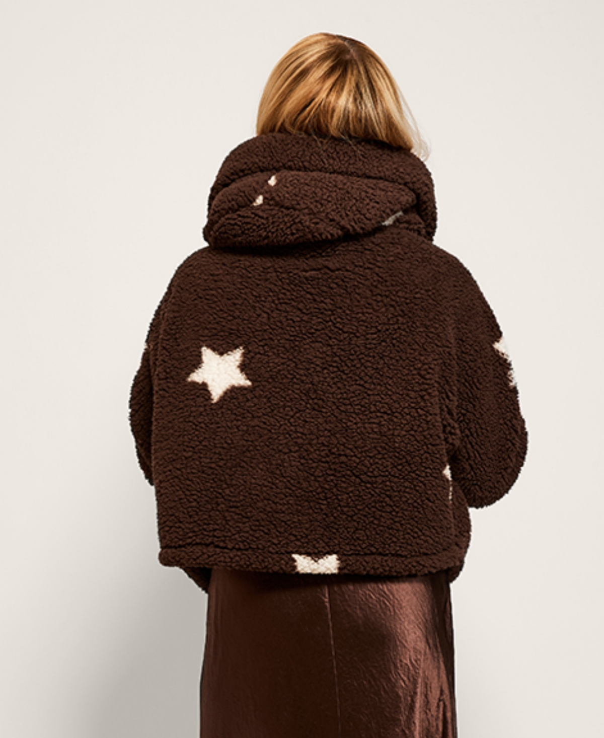 By Jill Martin Hooded Cropped Length Button Front Lounger Jacket