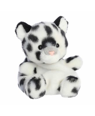 Mini Kaia Snow Leopard Palm Pals Adorable Plush Toy White 5"