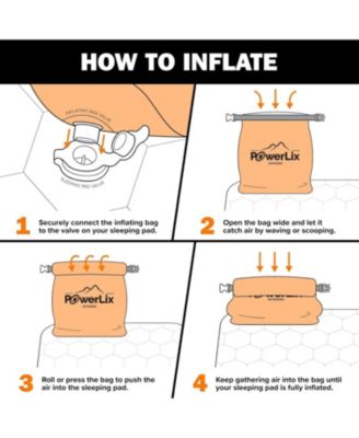 2-Pack Sleeping Pad Ultralight Inflatable Camping Air Mattress