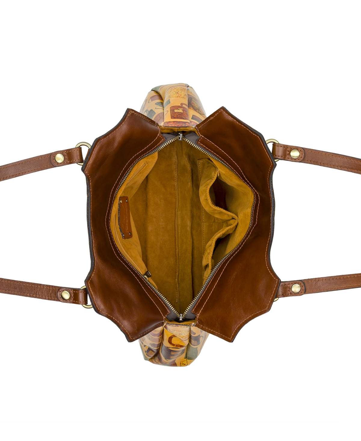 Patricia Nash Napoli Extra Large Satchel In Brown