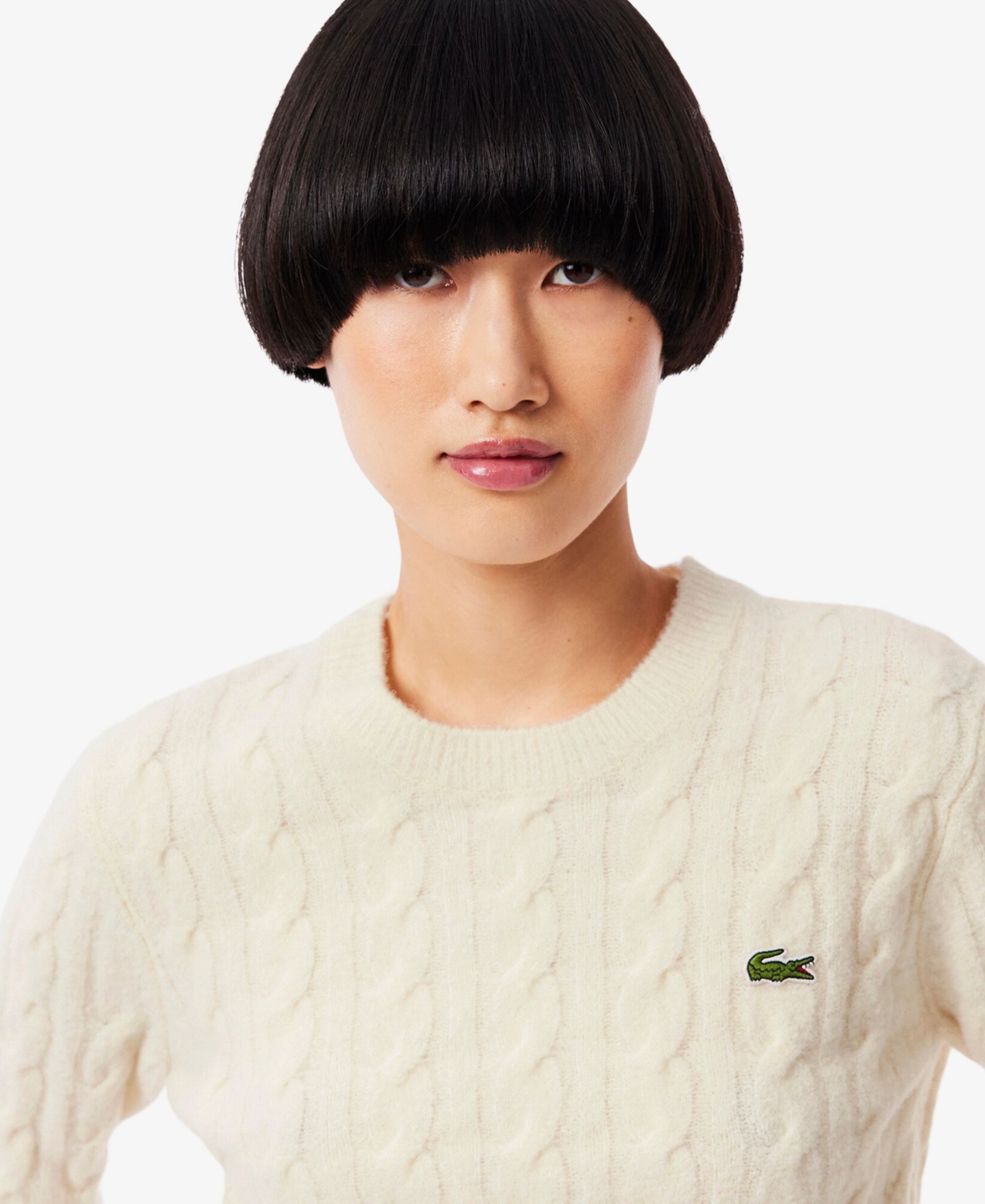 Lacoste Usa Women's Crewneck Tennis Sweater