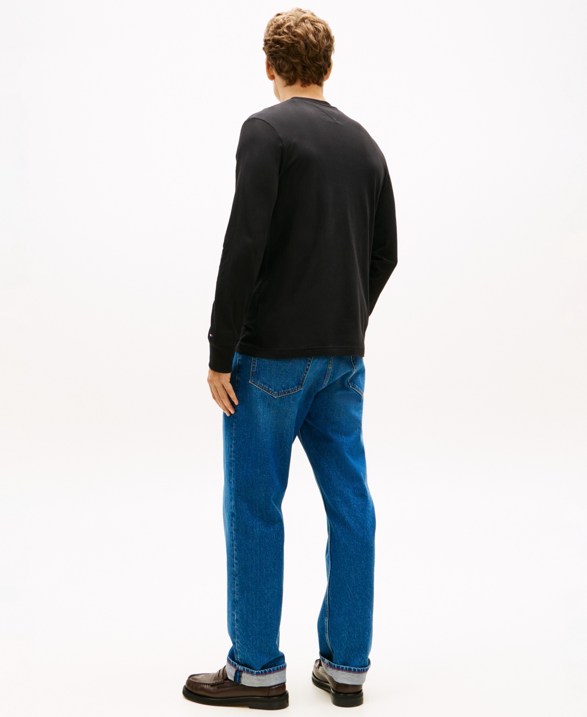 Tommy Hilfiger Men's Brand Love Long Sleeves T-Shirt