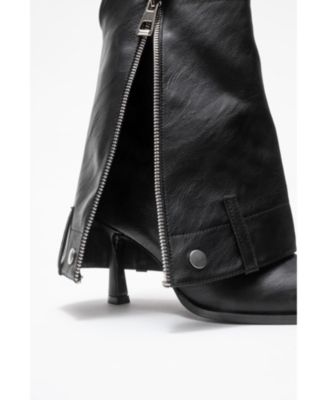 Lola Zip Pointed Toe Heel Boot (Women