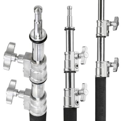 Handheld Bracket for STORM 80c LED Light, 2-Pack, Bundle with Flashpoint 10' C Light Stand on Turtle Base Kit