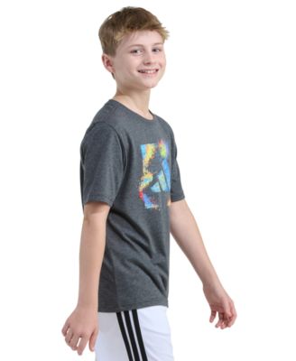 Boys' 8-20 Short-Sleeve Spray Gradient Logo T-Shirt